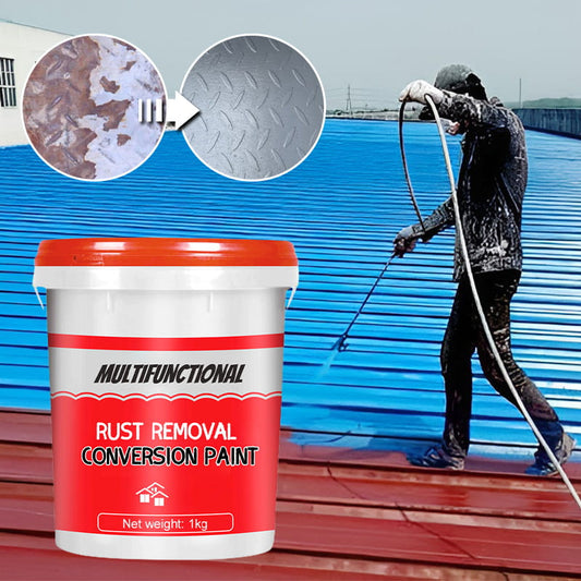 🛡️ 50% OFF NOW! 🎨 Rust Conversion Paint - Transforms Rust into Protective Layer, Eco-Friendly & Durable for Metal Surfaces 🔧📦