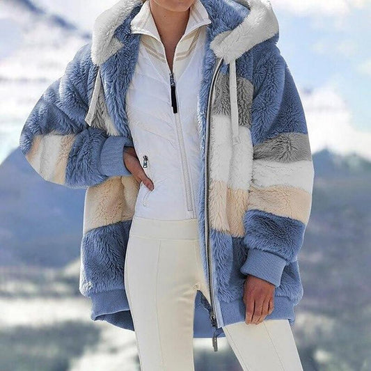 🔥 70% OFF! ✨ 2025 Contrast Color Cotton Jacket - Modern Two-Tone Design with Comfort Fit for Casual Streetwear 🌟🧥