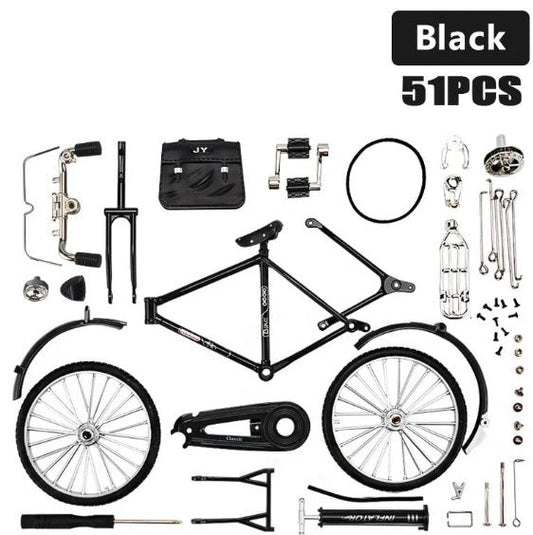 🔧 50% OFF HOT SALE! ✨ DIY Bicycle Model Kit - Precision Scale Building Set with Tools for Kids & Adults 🚴♂️🎁