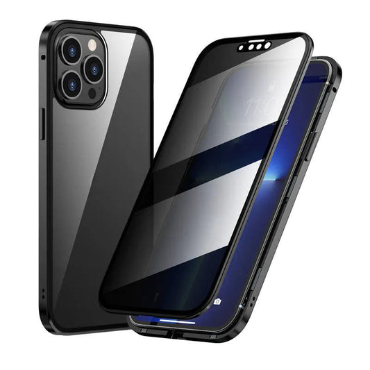 📱 50% OFF NOW! ✨ Magnetic Double-Sided Anti-Spy Phone Case for iPhone - Protection with Tempered Glass & Secure Grip Design 🔒✨
