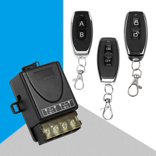 🔌 BUY 2 GET 1 FREE! ✨ Wireless Remote Control Switch & Receiver Kit - Easy Installation with 328ft Range for Lights & Electrical Devices 🏠💡