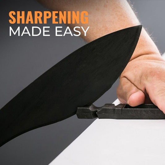 🔪 BUY 2 GET 1 FREE! ✨ Multi-Functional Knife Sharpener - Precision Edges for Kitchen/Outdoor Tools, Compact & Safe Design 🛠️📦
