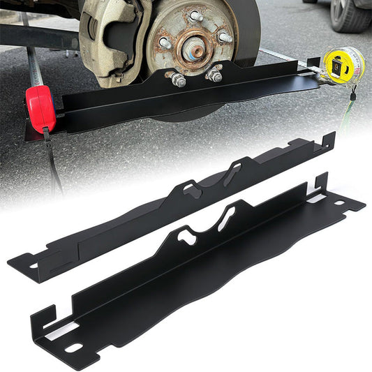 🛠️ 69% OFF NOW! 🔥 Anti-Slip Wheel Alignment Plate - Stainless Steel with Laser-Etched Scale, Ensures Precise Parking & Prevents Damage 🚗📏
