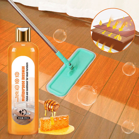 🪵 BUY 1 GET 1 FREE! ✨ Beeswax Wood Polish & Conditioner - Nourishes & Protects Wood Surfaces, Natural Shine & Water Resistance 🐝📦