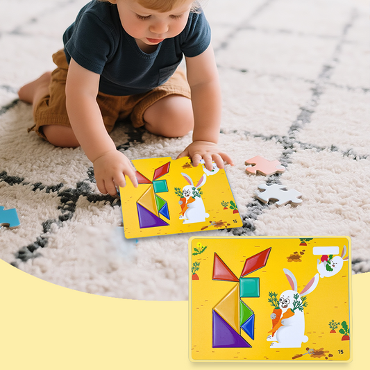 🎉 50% OFF! 🧩 Magnetic Travel Tangram Puzzle for Kids – Fun, Educational & Portable ✨