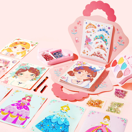 💥 50% OFF! 👑 3-in-1 Fantasy Princess Dress-Up and Make-Up Set – Fun & Magical Playtime ✨
