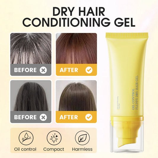 💆♀️ BUY 1 GET 1 FREE! ✨ Dry Hair Conditioning Gel - Fights Oil & Boosts Volume, Lightweight Formula for All-Day Freshness 🌟🧴