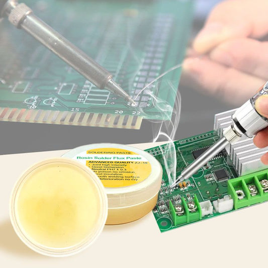 🔧 BUY 1 GET 1 FREE! ✨ 30g Rosin Solder Flux Paste - Clean & Smooth Soldering, Non-Corrosive for Electronics Repair 💻📦