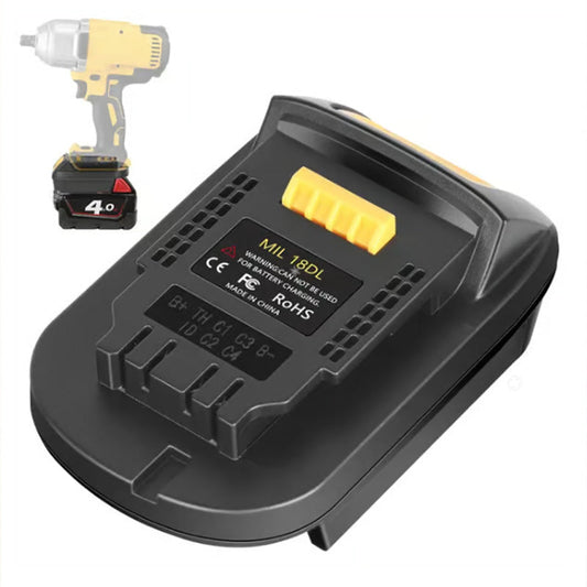 🔋 BUY 2 GET 1 FREE! ⚡ 18V Lithium Battery Adapter - Universal Compatibility with Power Tools, Lightweight & Long-Lasting 🛠️📦