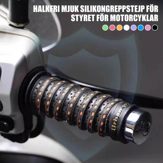 🏍️ LAST DAY - BUY 1 GET 1 FREE! ✨ Non-slip Soft Silicone Grip Tape for Motorcycle Handlebars - Enhanced Control & Vibration Absorption for Safe Riding 🛡️🧤