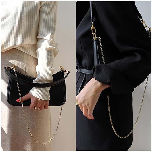 👜 60% OFF NOW! ✨ Women's Underarm Clutch Bag - 2 Removable Straps & Premium Vegan Leather for Versatile Day-to-Night Style 🌙🌟