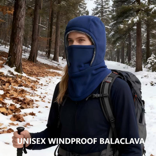 🧣 50% OFF NOW! ✨ Unisex Windproof Balaclava - Thermal Fleece Lining with Full Face Protection for Winter Sports & Outdoor Activities ❄️🏂