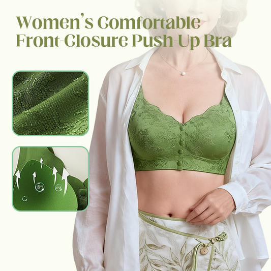 👙 50% OFF NOW! ✨ Comfort Front-Clasp & Wire-Free Seamless Bra - Buttery Soft Support with All-Day Comfort for a Smooth Silhouette 🌸💫