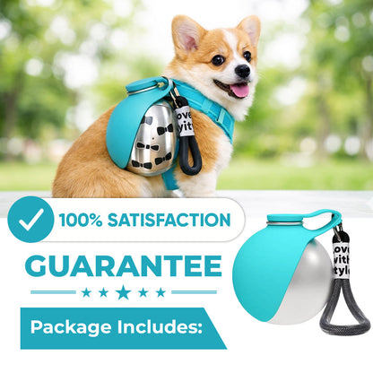 🐕 50% OFF NOW! 💧 2-in-1 Portable Dog Water Bottle – Leak-proof, compact & travel-friendly – Keep your small dog hydrated on walks 🐾