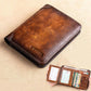 👛 50% OFF NOW! 🔒 Minimalist RFID Blocking Leather Wallet for Men – Ultra-Thin, Genuine Top-Layer Cowhide & Perfect for Everyday Carry 💼