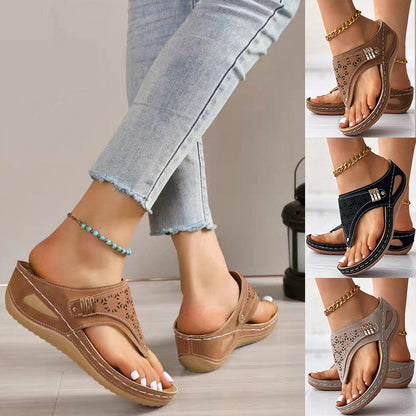 👟 50% OFF NOW! 🔥 Women's Soft Sole Hollow-Out Sandals – 2026 Hot Sale – Lightweight, breathable & perfect for summer walks or casual daily wear ☀️