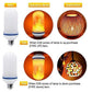 💡 Save 50%! 🔥 LED Flame Bulb – Gravity sensing & realistic flicker ✨