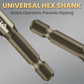 🔧 Save 50%! ⚡ 4-Flute Eccentric Drill Bit Kit – Titanium-coated & multi-material ✨