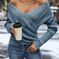 👚 60% OFF NOW! 🔥 Women's Elegant V-Neck Knit Top - Soft & Versatile, Perfect for Casual and Office Wear ✨