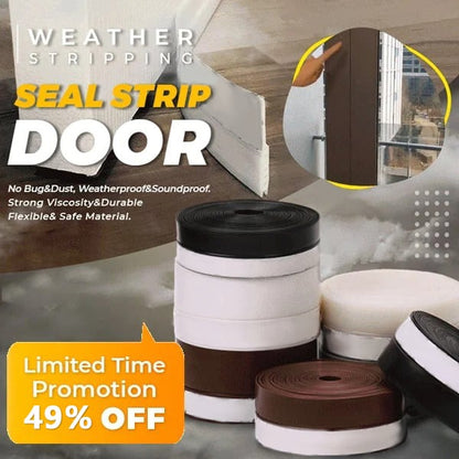🏠 BUY 2 GET 1 FREE! 🛡️ Home Door Sealing Strip – Blocks noise, dust & drafts, 5m silicone – Strong adhesive, no residue – Cozier home ✨
