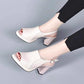 👡 50% OFF NOW! ✨ Stylish & Comfortable High Heel Leather Sandals for Women – Adjustable straps & cushioned footbed – Perfect for parties, office or elegant summer evenings – style and comfort in one 🌸