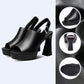 👡 50% OFF NOW! ✨ Stylish & Comfortable High Heel Leather Sandals for Women – Adjustable straps & cushioned footbed – Perfect for parties, office or elegant summer evenings – style and comfort in one 🌸