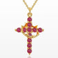 👑 50% OFF NOW! 💫 Crown with Cross Pendant Necklace – Elegant Faith-Inspired Design – Double-sided detail & gold/silver options – perfect for daily wear 💛✨