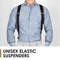 👔 50% OFF! 🔥 Men's X-Back Suspenders – Hook clips, adjustable & heavy-duty hold ✨