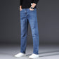 👖 50% OFF NOW! 💥 Men's Elastic High Waist Straight Leg Jeans – Stretch cotton & breathable – Classic fit, perfect for daily wear or casual office – comfortable and stylish ✨