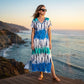 🌈 50% OFF NOW! 👗 Women’s Tie Dye V-Neck Maxi Dress – Breathable, relaxed fit & vibrant style – Perfect for summer days & beach getaways ☀️