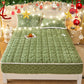 🛏️ 50% OFF! 🎁 WARM FITTED BED SHEET - Brushed Flannel & Deep Pocket, Non-Slip Corners for All-Season Comfort ❄️🛌