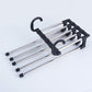 👖 BUY 2 GET 1 FREE! 🔥 Telescopic Folding Pants Rack - Space-Saving Multilayer Design for Closet/Storage Organization 🏠✨