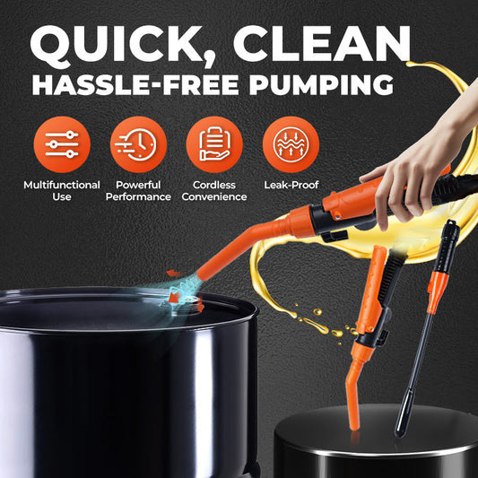 🔥 50% OFF NOW! ⛽ Battery Powered Liquid Transfer Pump – Fast & Safe Siphoning, Auto-Stop Function & Universal Use for Fuel/Water/Oil 🔋