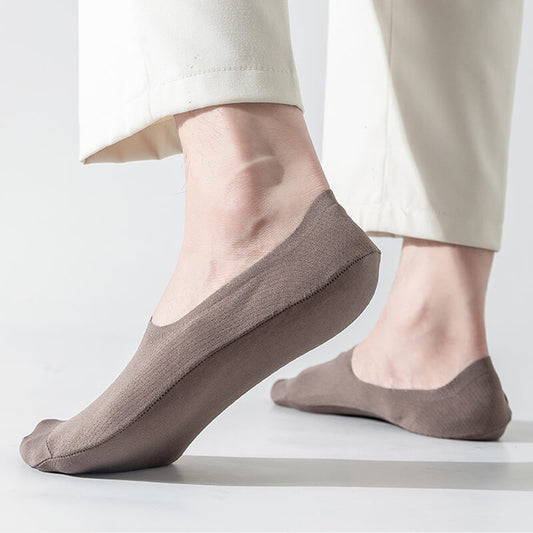 🧦 50% OFF NOW! 🔥 Ultra Thin Liner Non-Slip No-Show Socks – Invisible under shoes, silicone grip & breathable – perfect for loafers, sneakers or flats 👟
