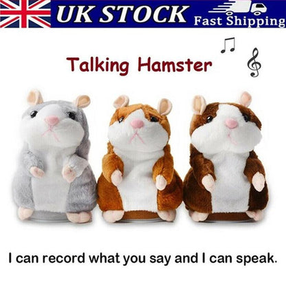 🐹 Save 50%! 🎁 Talking Hamster Plush – Repeats sounds & cute interactive fun ✨