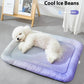 🐾 50% OFF NOW! ❄️ Pet Cooling Mat for Dogs & Cats – Breathable & washable – Ice-silk fabric, perfect for floors, sofas or car travel – multiple sizes & gradient colours 🐶🐱✨