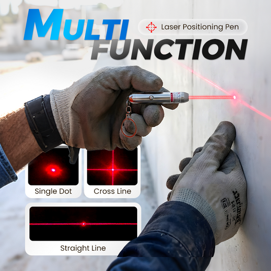 ✍️ 50% OFF NOW! 🔴 Multi-Pattern Laser Positioning Pen – Precise Alignment, Magnetic Base & Portable Design 🎯