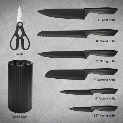 🔪 50% OFF NOW! ✂️ Hunter Dual Modern Knife & Scissors Set – Precision Blades, Ergonomic Handle & Perfect for Kitchen & Everyday Use 🏠