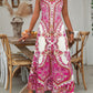 👗 60% OFF NOW! 💃 Women‘s Retro Print V-Neck Maxi Dress – Sleeveless, Flowy Fabric & Perfect for Summer Parties and Vacations ✨