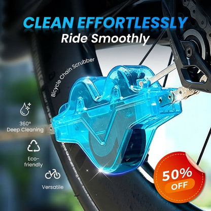 🚴‍♂️ 50% OFF NOW! 🔧 Bike Chain Scrubber – Deep Grease Removal, Cleans Internal Links & Easy-to-Use Ergonomic Design 🧽