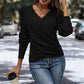 👚 60% OFF NOW! 🔥 Women's Elegant V-Neck Knit Top - Soft & Versatile, Perfect for Casual and Office Wear ✨