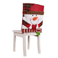🎅 Save 50%! 🪑 Christmas Chair Cover – Santa, snowman & elk designs – Festive fit ✨