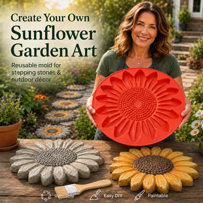 🌻 50% OFF NOW! 🎨 Reusable Garden Art Mold – Creative designs, durable & easy to use – Create unique garden decor with ease ✨