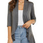 🧥 50% OFF NOW! 🔥 Women's Casual Lightweight Open Front Cardigan – Breezy, versatile & perfect for layering over any outfit for a chic summer look 🌸