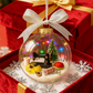 🎄 BUY 3 GET 4! ✨ SEWING SNOW GLOBE - DIY Holiday Ornament Kit with Pre-cut Felt, Embroidery Thread and Needle, Perfect Christmas Craft Gift for Family 🧵🌟