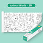 🎨 50% OFF! ✨ CHILDREN'S DRAWING ROLL - 30ft Paper with 12 Colors, Portable Design for Creative Fun, Ideal Gift for Young Artists 🎁👧