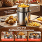 🍳 Save 50%! 🍗 5-in-1 Cook Pot – Fry, boil & steam – 304 steel, versatile & durable ✨