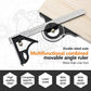 📐 50% OFF NOW! 🔥 Multifunctional Combination Movable Angle Ruler Set – Precise marking, durable stainless steel & perfect for woodworking, construction or DIY projects 🛠️