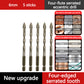 🔧 Save 50%! ⚡ 4-Flute Eccentric Drill Bit Kit – Titanium-coated & multi-material ✨