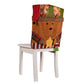 🎅 Save 50%! 🪑 Christmas Chair Cover – Santa, snowman & elk designs – Festive fit ✨